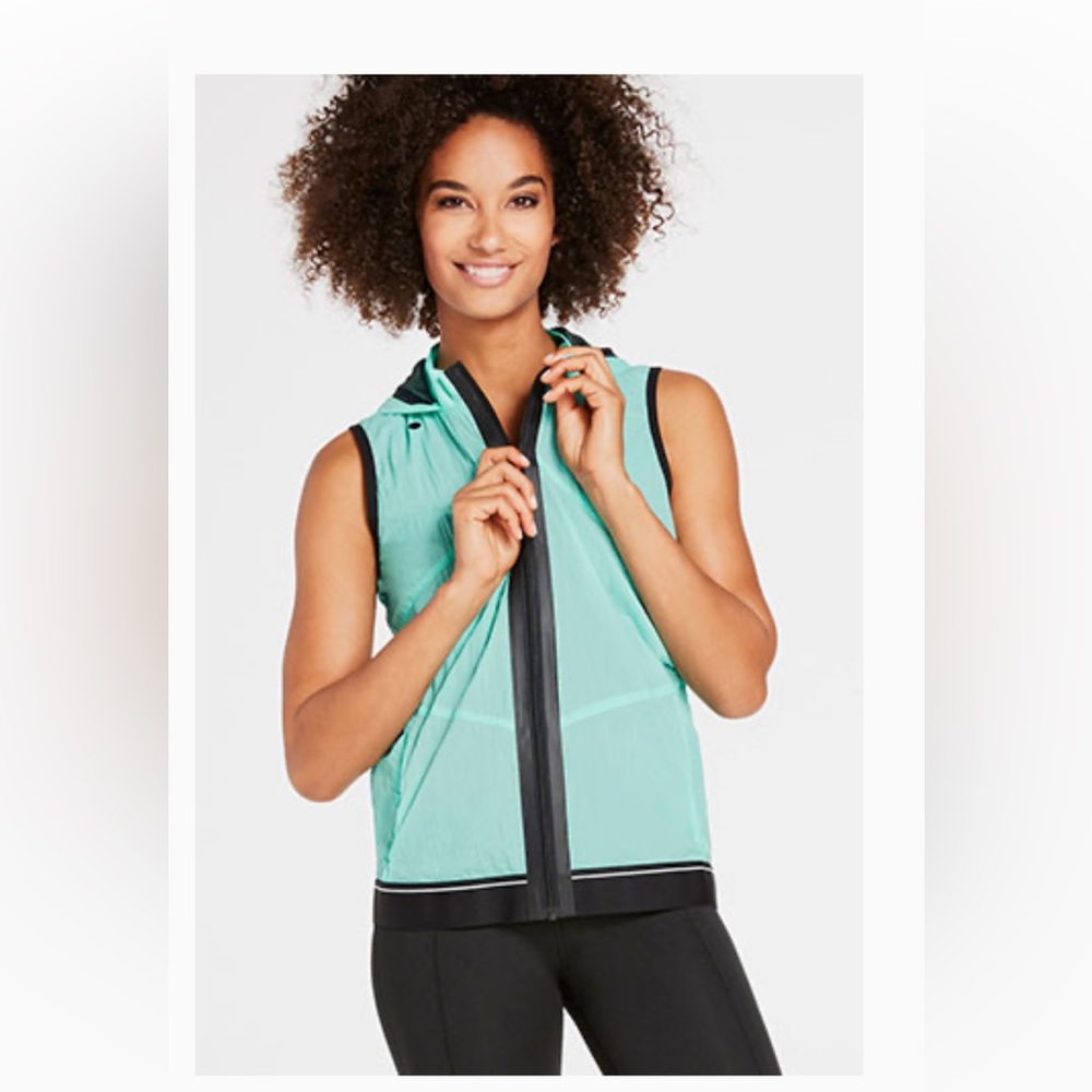 Fabletics sports bra and running jacket